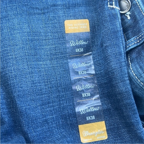 Wrangler 9 x 38 Jeans Tall! Ultimate Riding Jean Willow Mid-rise Boot Cut NWT - Picture 10 of 14